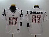Youth Limited Nike New England Patriots #87 Rob Gronkowski White Vapor Untouchable Player Jersey,baseball caps,new era cap wholesale,wholesale hats